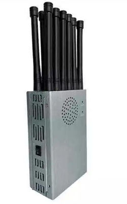 CDMA /GSM/3G/4G/5G 10CH 휴대폰 통신 신호 전파 교란기 GPS 와이파이 15m